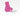 Thumbnail Pink with White Breast Cancer Ribbon Football Spat Cleat Cover