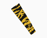 Stripe Yellow Black Arm Sleeve