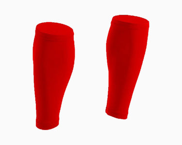 Varsity Red Pair of Calf Sleeves